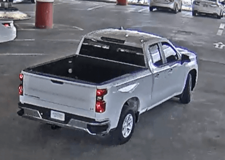 White Chevrolet truck 