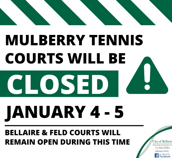 Mulberry Court Closure Jan. 4-5 Newsflash