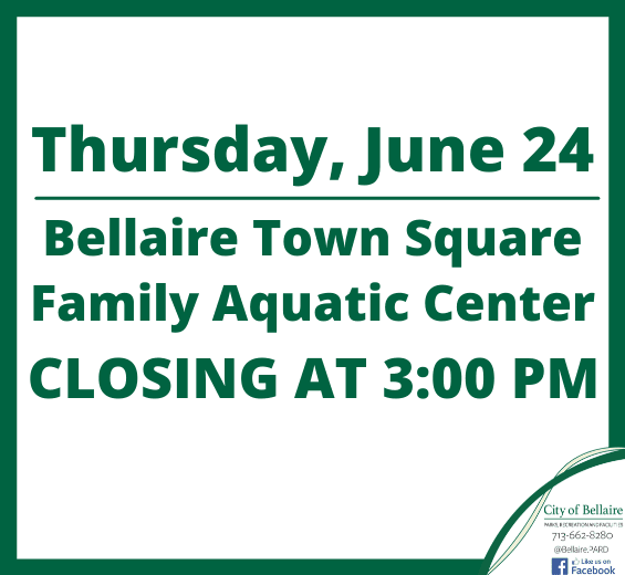 Swim Team Closure - June 24