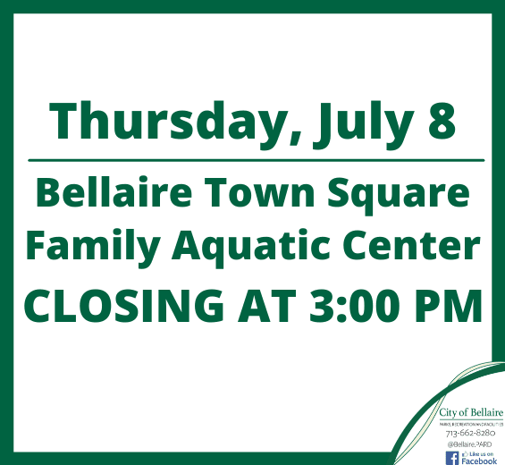 Swim Team Closure - July 8