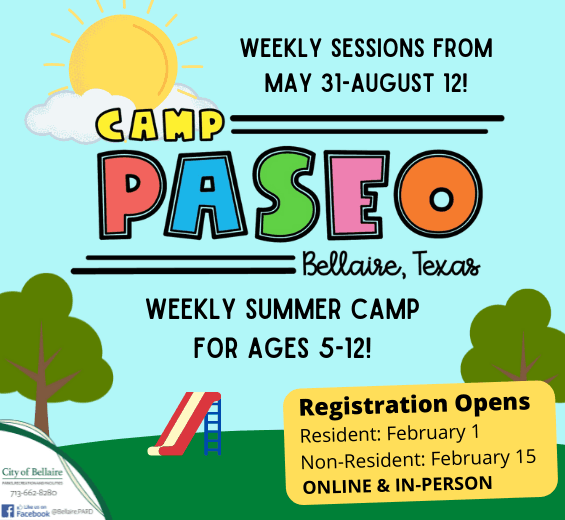 Summer Camp Paseo Newsflash 2022 -01.10.22