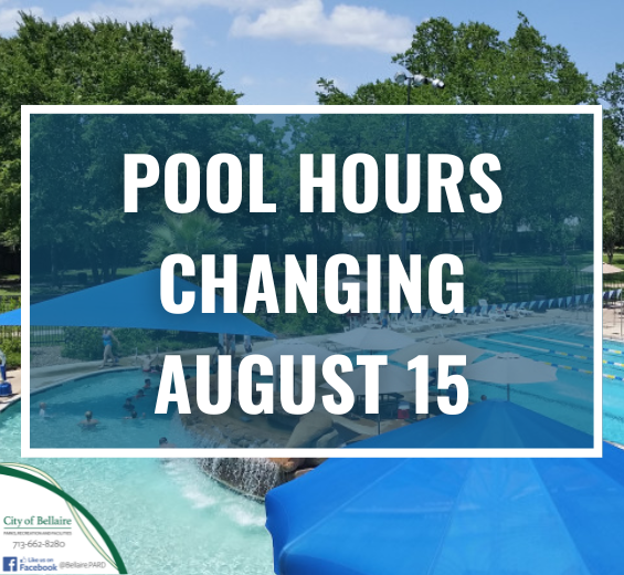 pool hours changing august 15