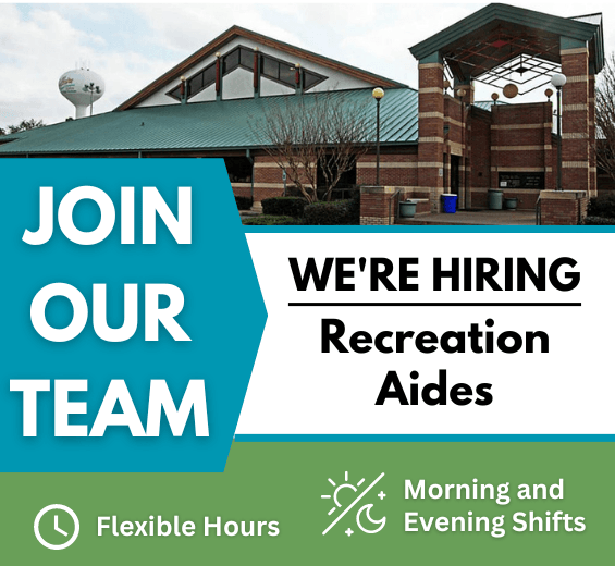 Hiring Rec Aides Newsflash