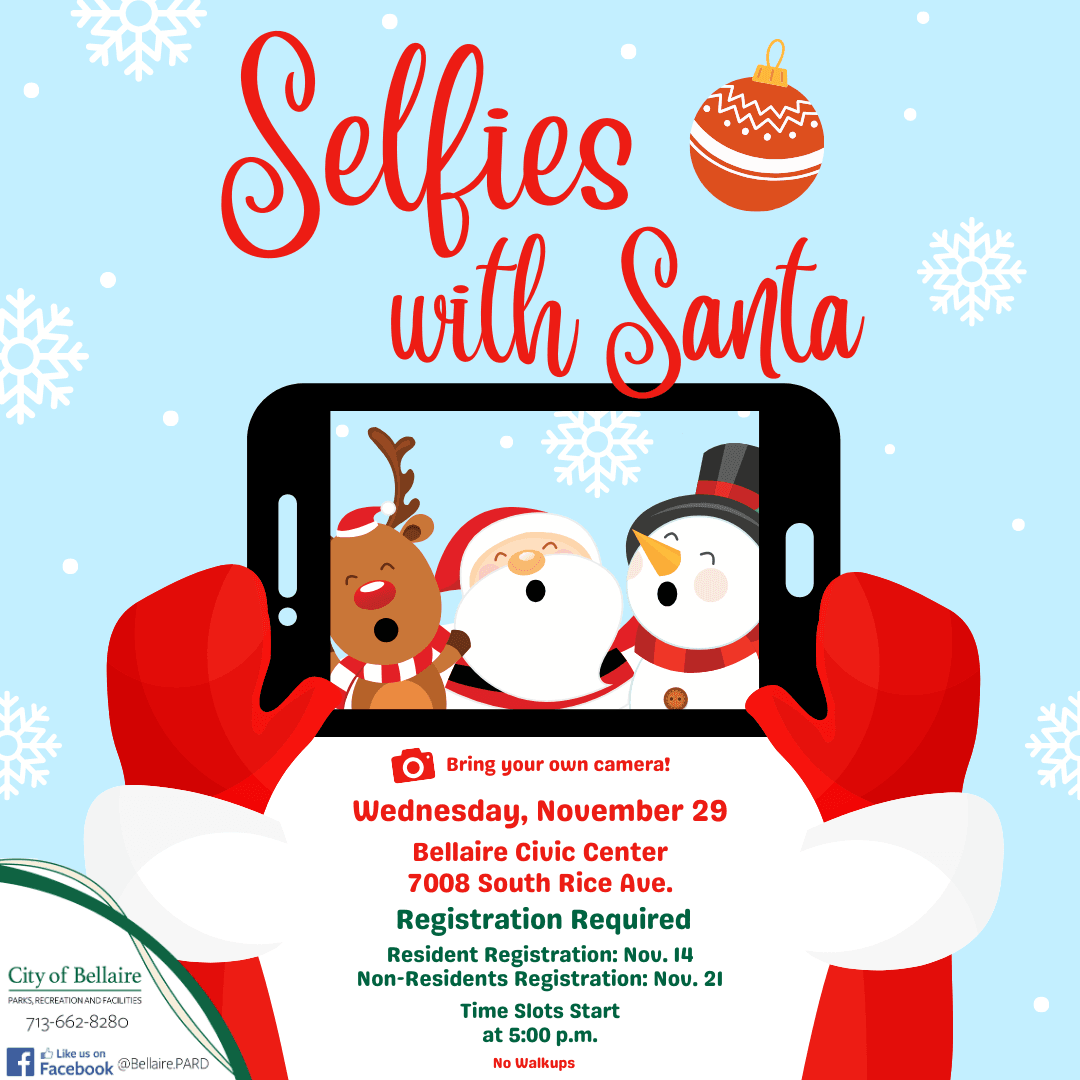 Selfies with Santa Flyer 2023 (Instagram Post (Square)