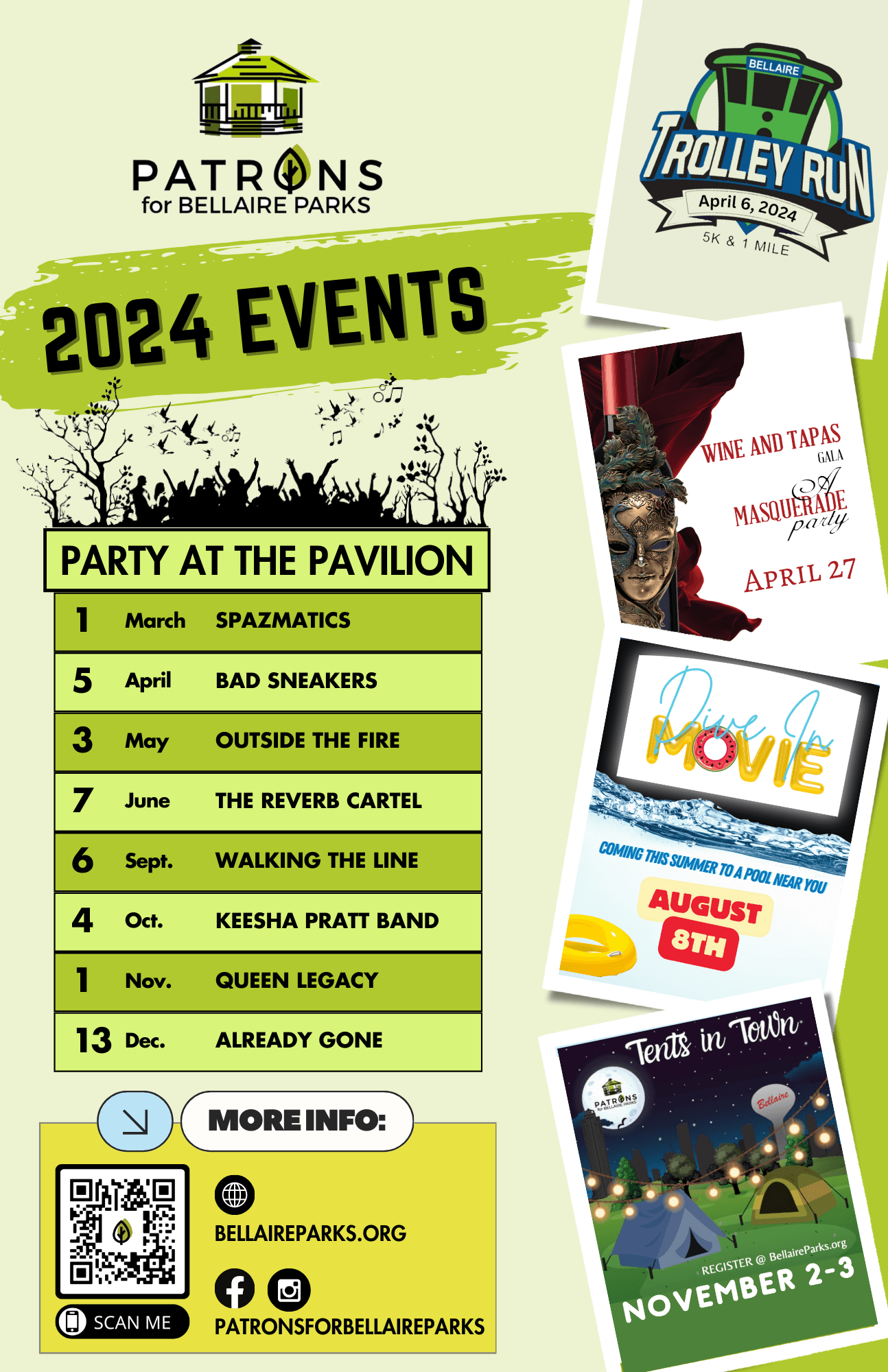 Party at the Pavilion Line Up 2024