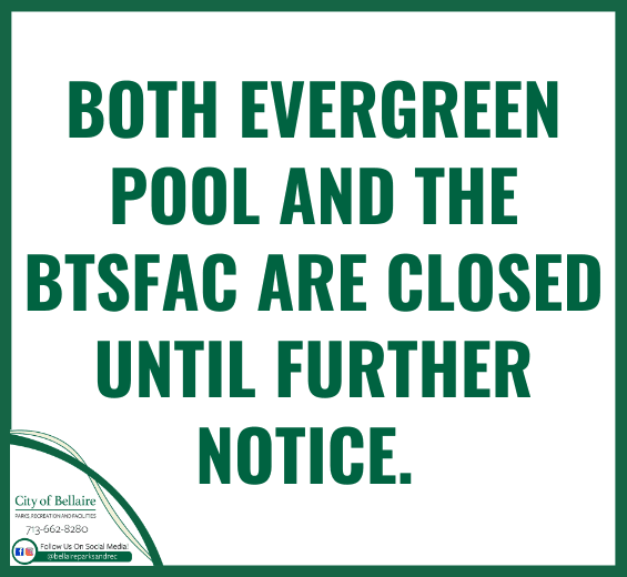 pools are closed