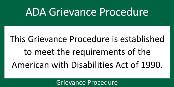ADA Grievance Procedure