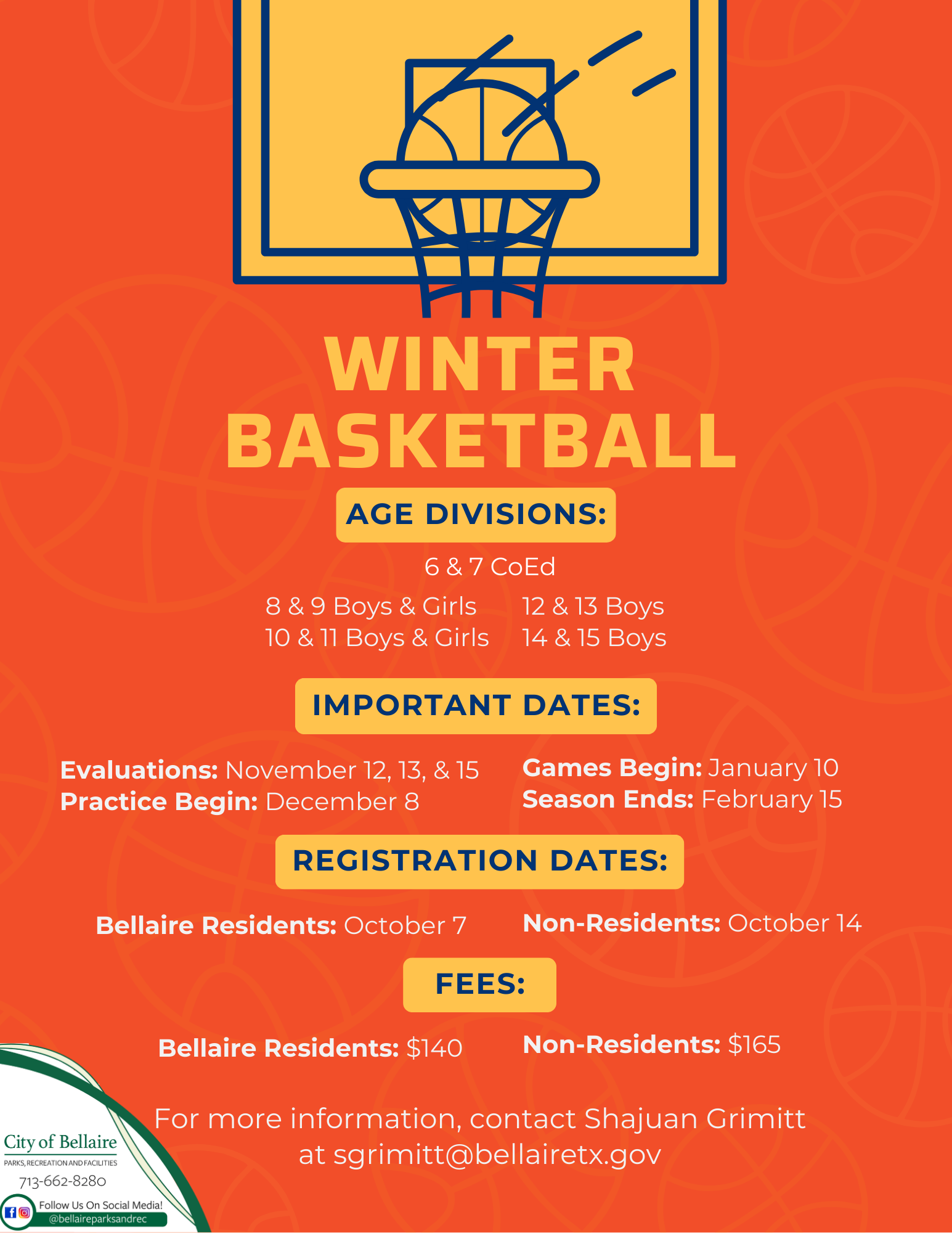 Winter Basketball Flyer 25