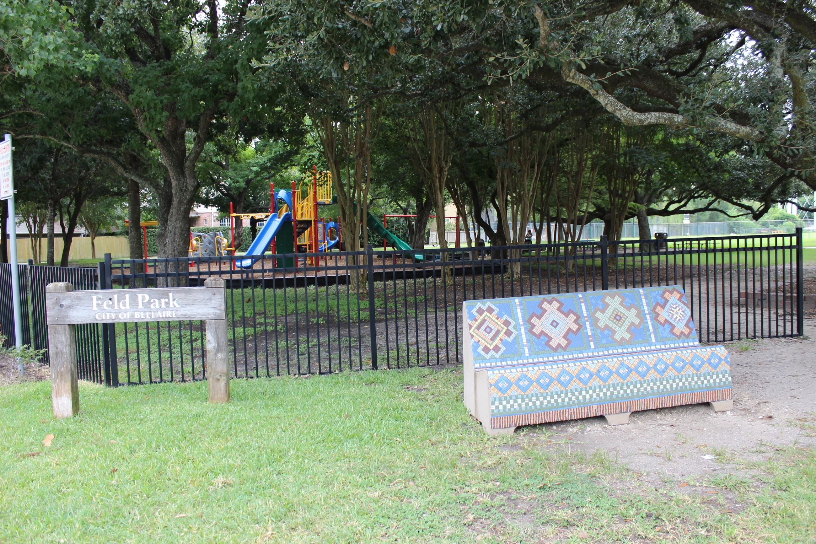 Bench at Feld Park Playground